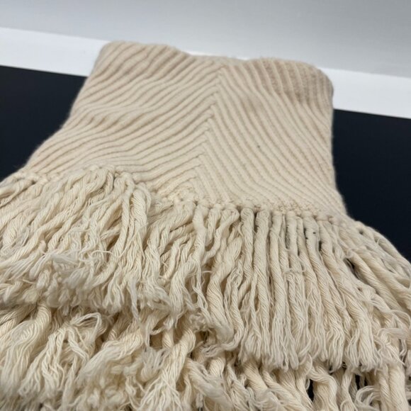 Louis Vuitton Knit Pocket Scarf Cream (C15178) - Picture 1 of 4